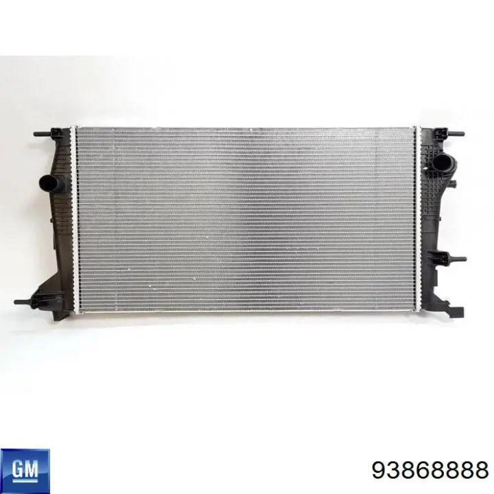 93868888 General Motors Radiador de esfriamento de motor
