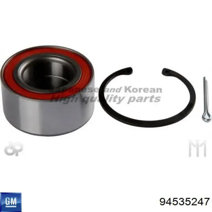 94535247 General Motors Rolamento de cubo dianteiro