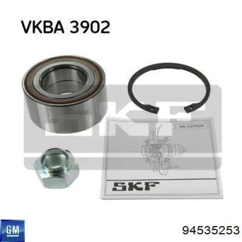 Rolamento de cubo dianteiro General Motors 94535253 preço, a partir de 33,63 USD