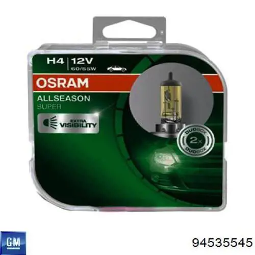 Compre 94535545 General Motors Lâmpada halógena, luzes máximas/médias