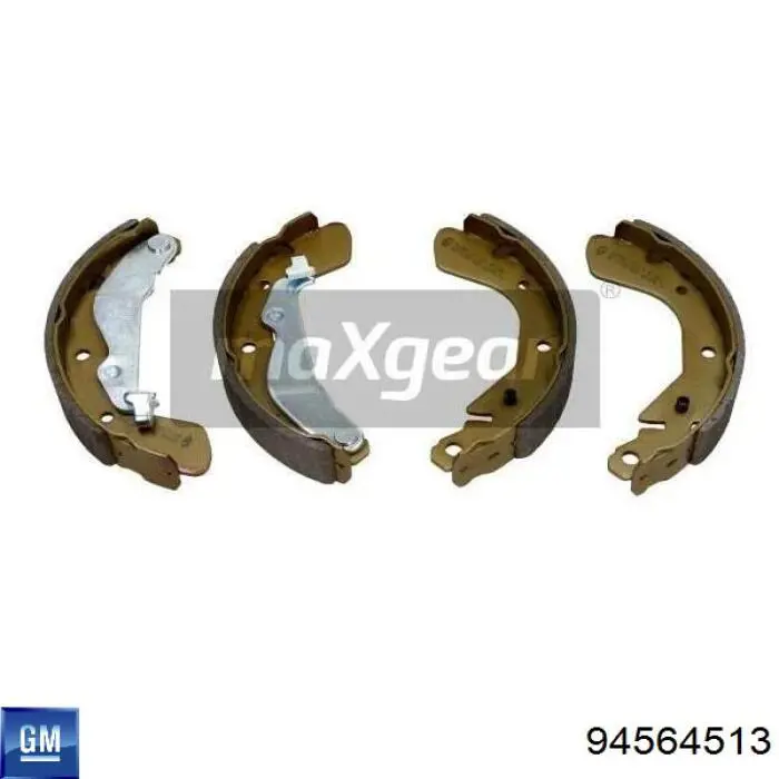 94564513 General Motors Sapatas do freio traseiras de tambor