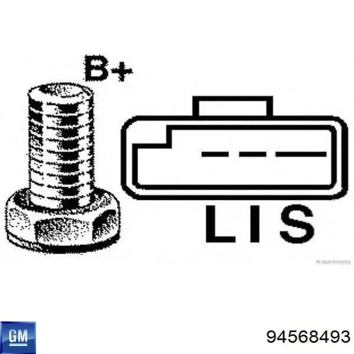 Gerador General Motors 94568493 preço, a partir de 90,24 USD