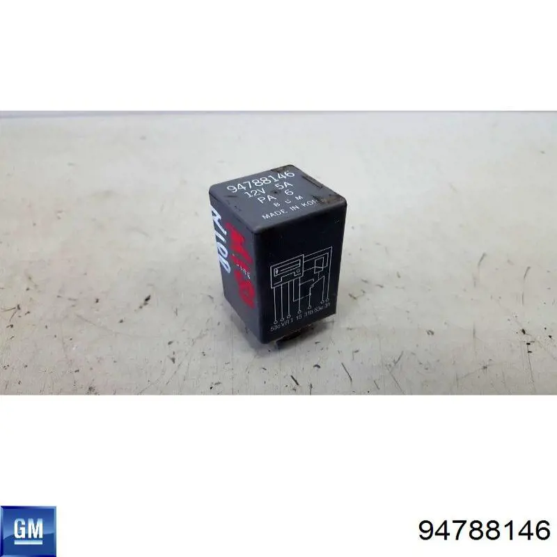 Compre 94788146 General Motors Relê de controlo de limpador pára-brisas