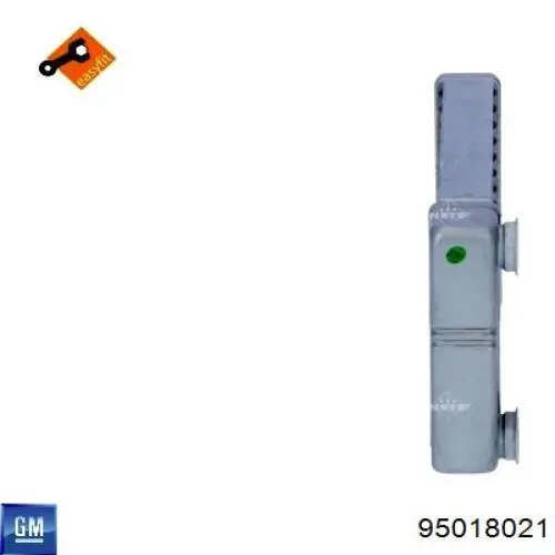 Radiador de forno (de aquecedor) General Motors 95018021