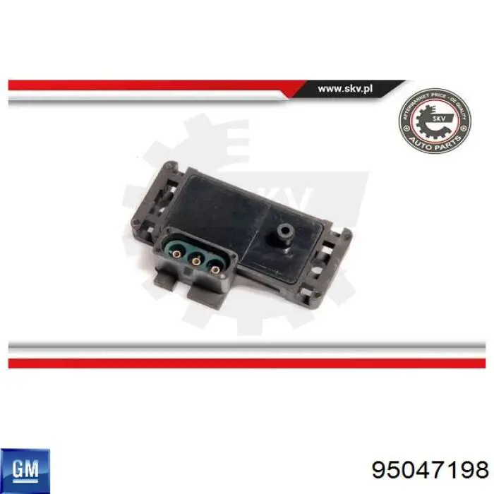 Sensor de pressão no coletor de admissão, MAP General Motors 95047198 preço, a partir de 20,43 USD