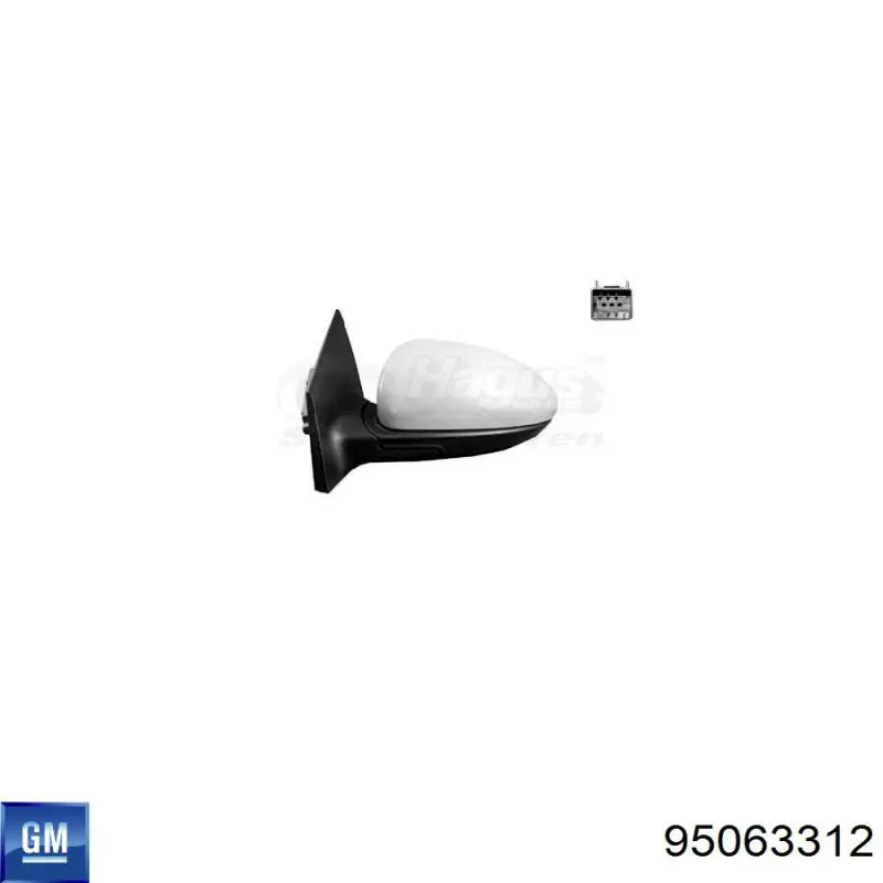 Espelho de retrovisão esquerdo General Motors 95063312 preço, a partir de 107,45 USD