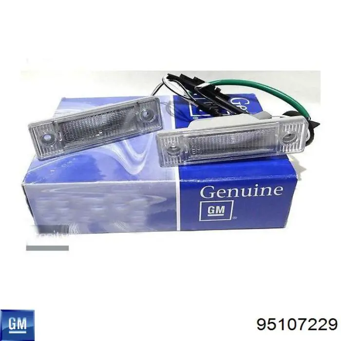 95107229 General Motors Lanterna da luz de fundo de matrícula traseira