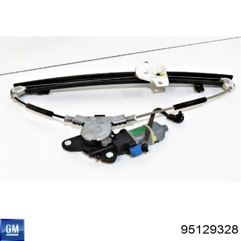95129328 General Motors Mecanismo de acionamento de vidro da porta dianteira esquerda