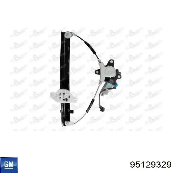 Mecanismo de acionamento de vidro da porta dianteira direita Chevrolet Spark (Matiz)  M300