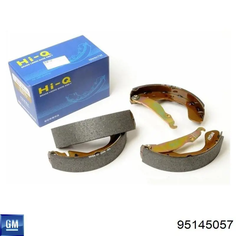 Compre 1711117 General Motors Sapatas do freio traseiras de tambor