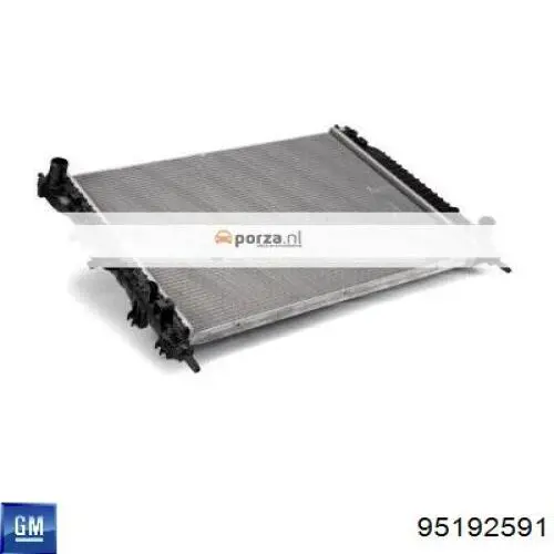 Compre 95192591 General Motors Radiador de esfriamento de motor