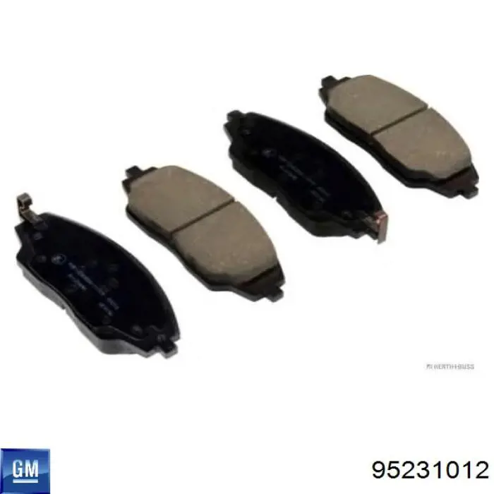 95231012 General Motors Sapatas do freio dianteiras de disco