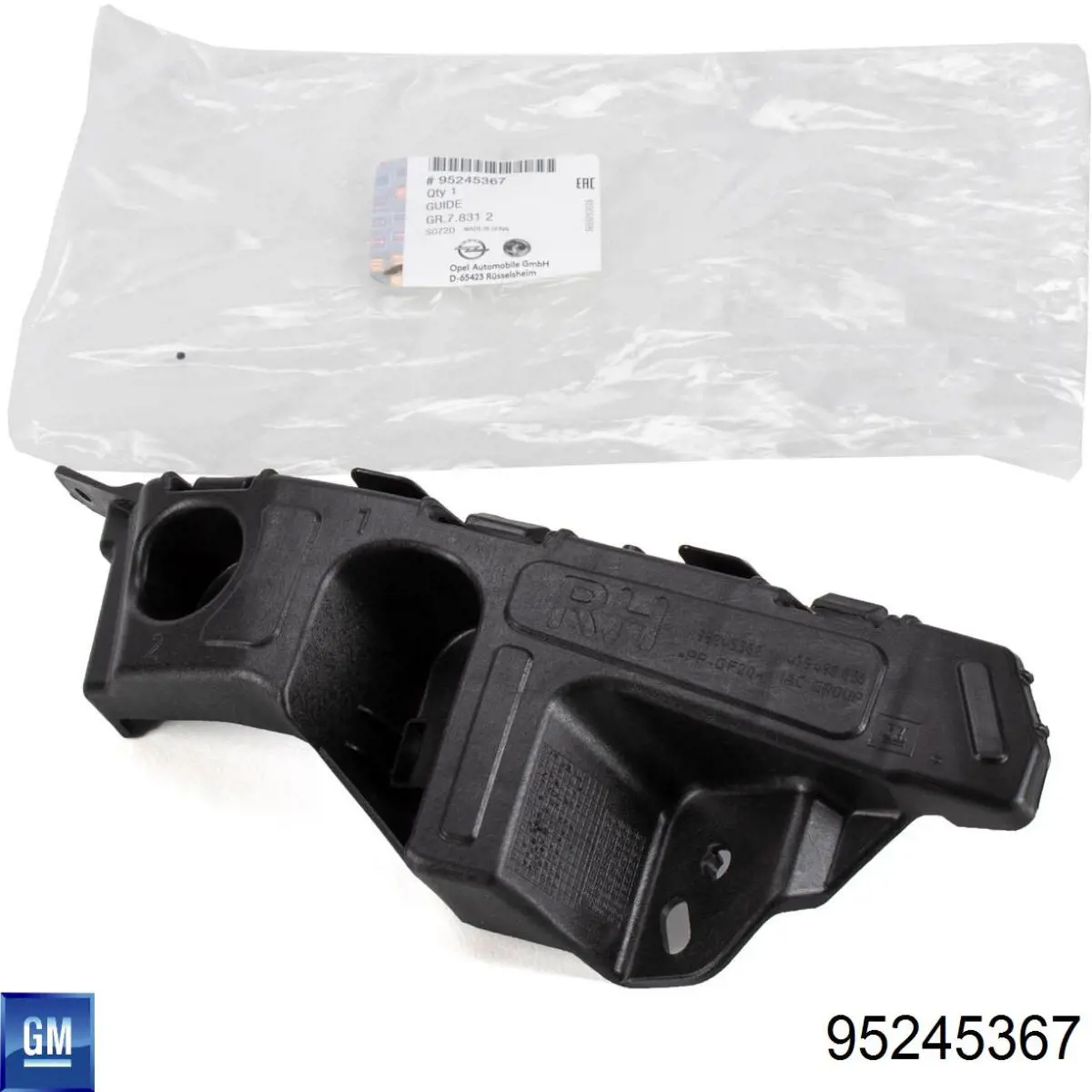 95245367 General Motors Guia do pára-choque dianteiro direito