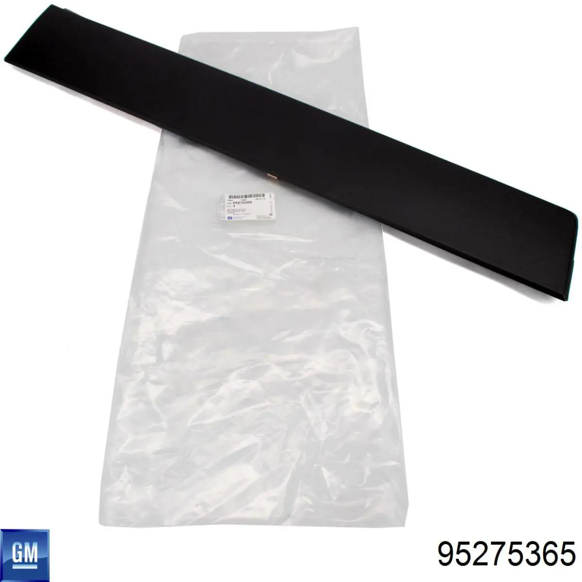 95275365 General Motors Moldura da porta dianteira esquerda