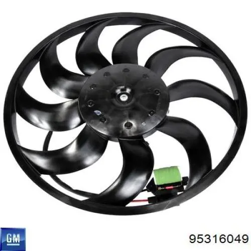 95316049 General Motors Radiador de esfriamento de motor