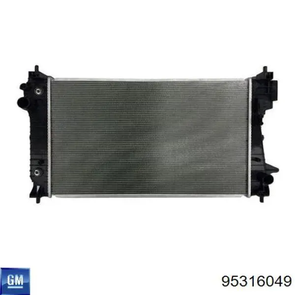 95316049 General Motors Radiador de esfriamento de motor