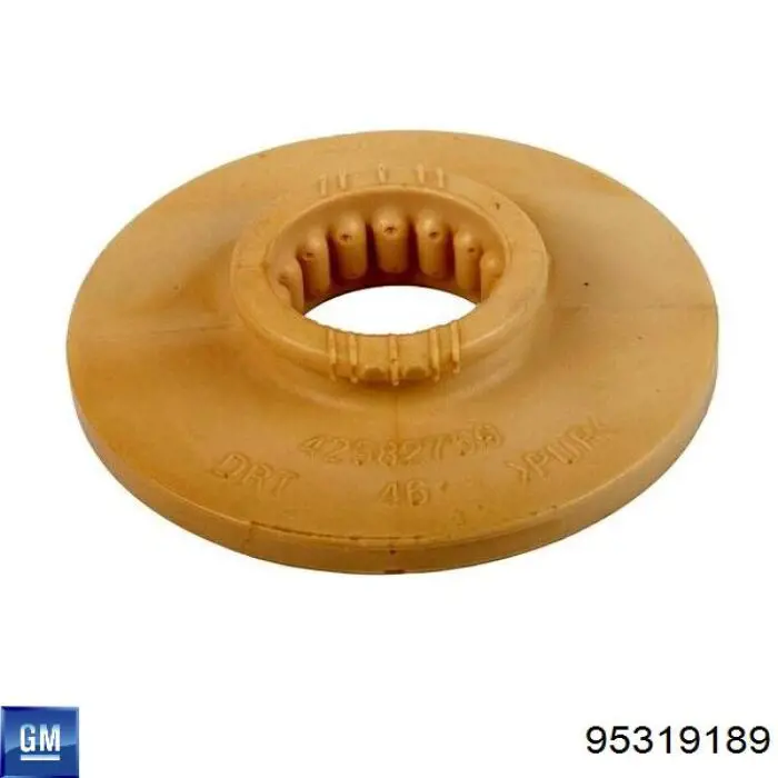 Compre 95319189 General Motors Pára-choque (grade de proteção) de amortecedor dianteiro