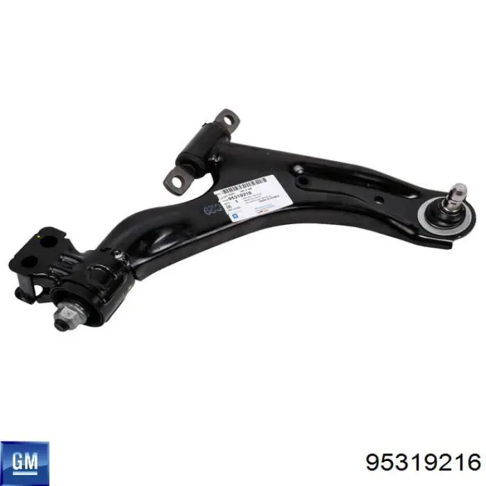 95319216 General Motors Braço oscilante inferior direito de suspensão dianteira