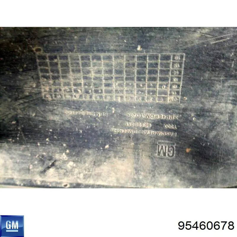 Compre 95460678 General Motors Pára-choque traseiro