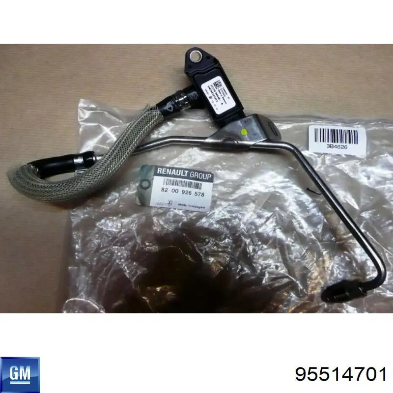 Sensor de pressão dos gases de escape 95514701 General Motors