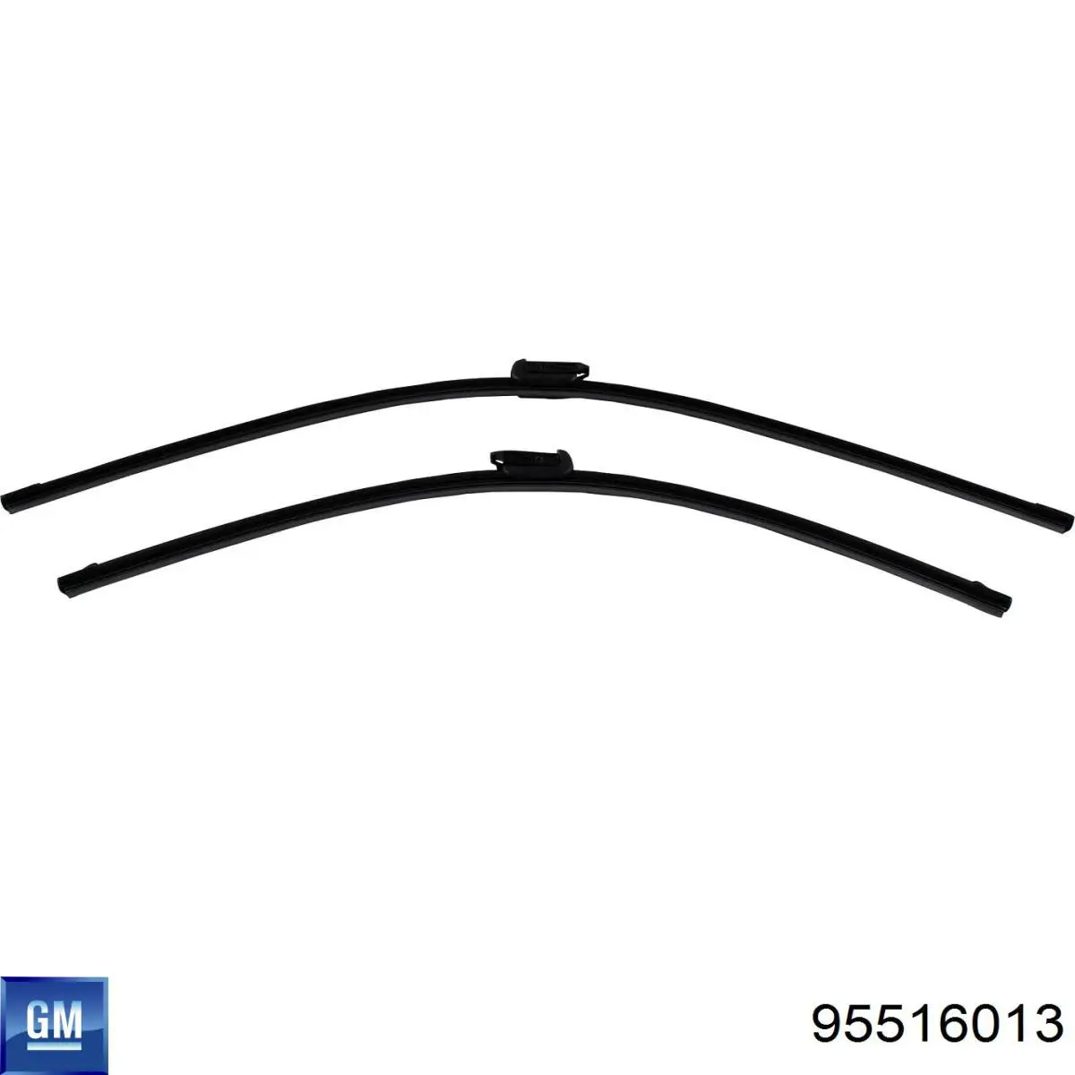 Limpa-pára-brisas do pára-brisas, kit de 2 un. 95516013 General Motors