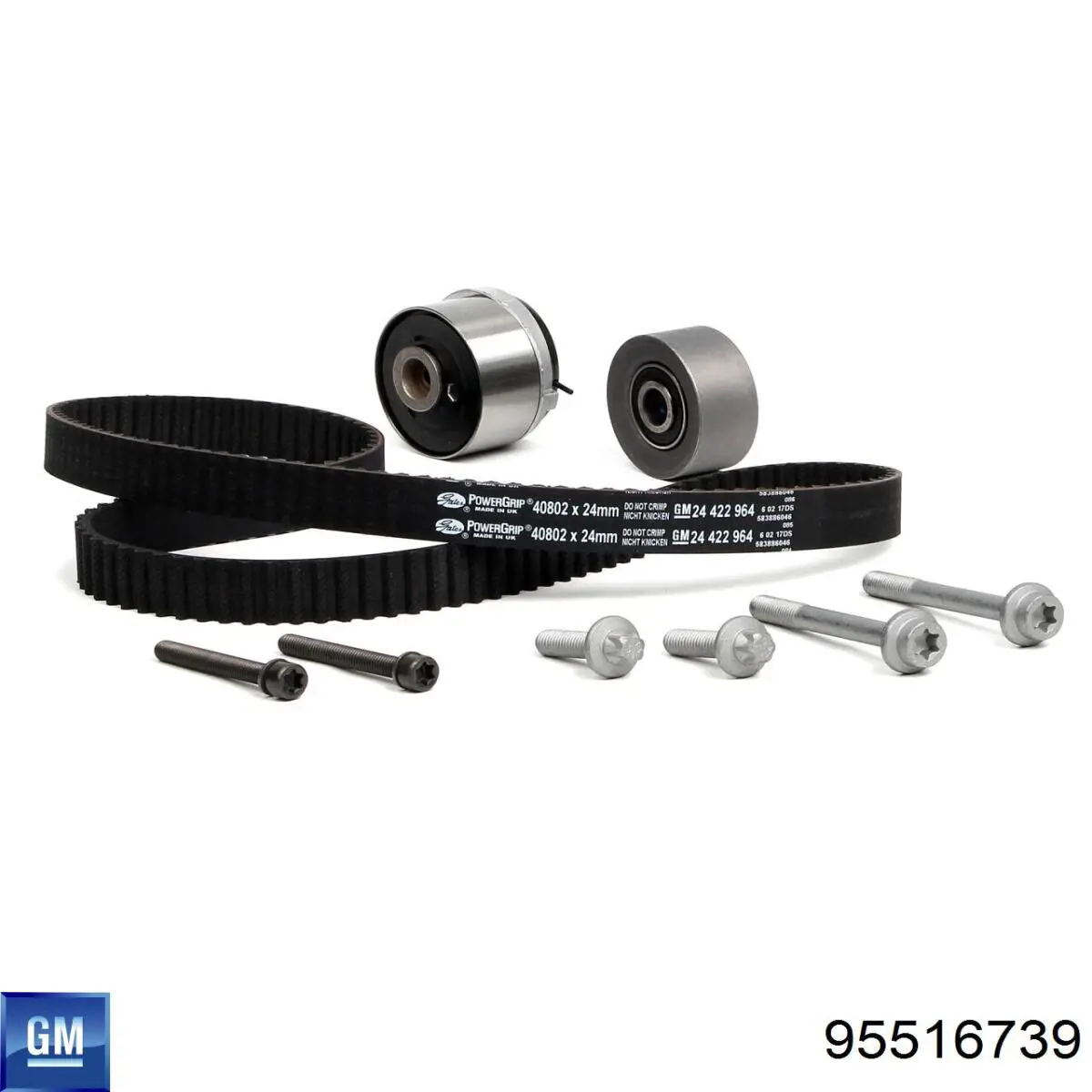 Correia do mecanismo de distribuição de gás, kit General Motors 95516739 preço, a partir de 66,40 USD