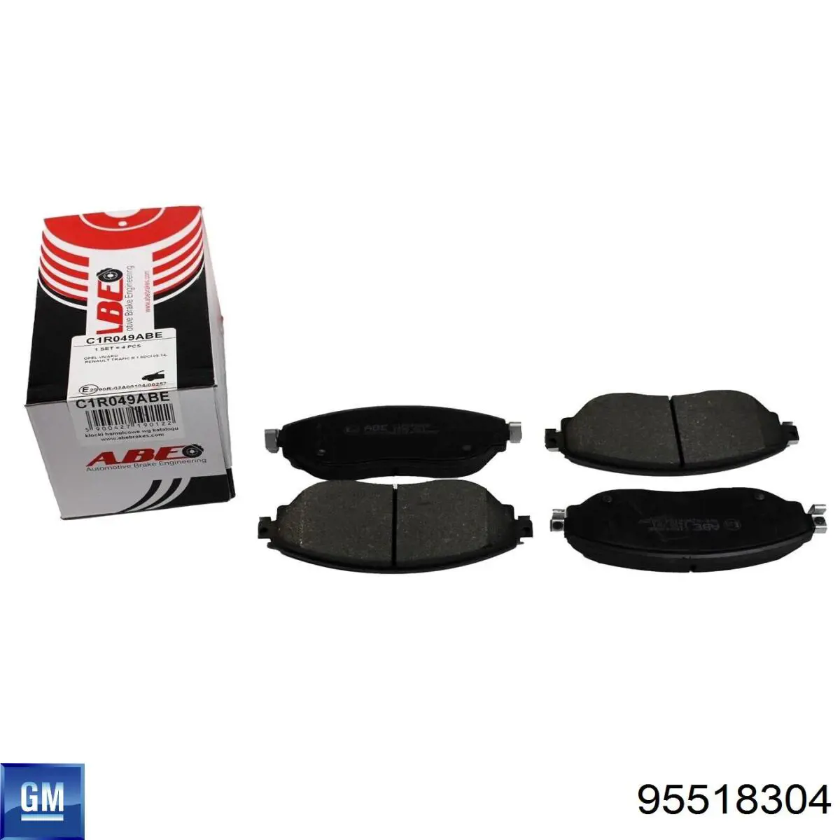 Sapatas do freio dianteiras de disco General Motors 95518304 preço, a partir de 34,99 USD
