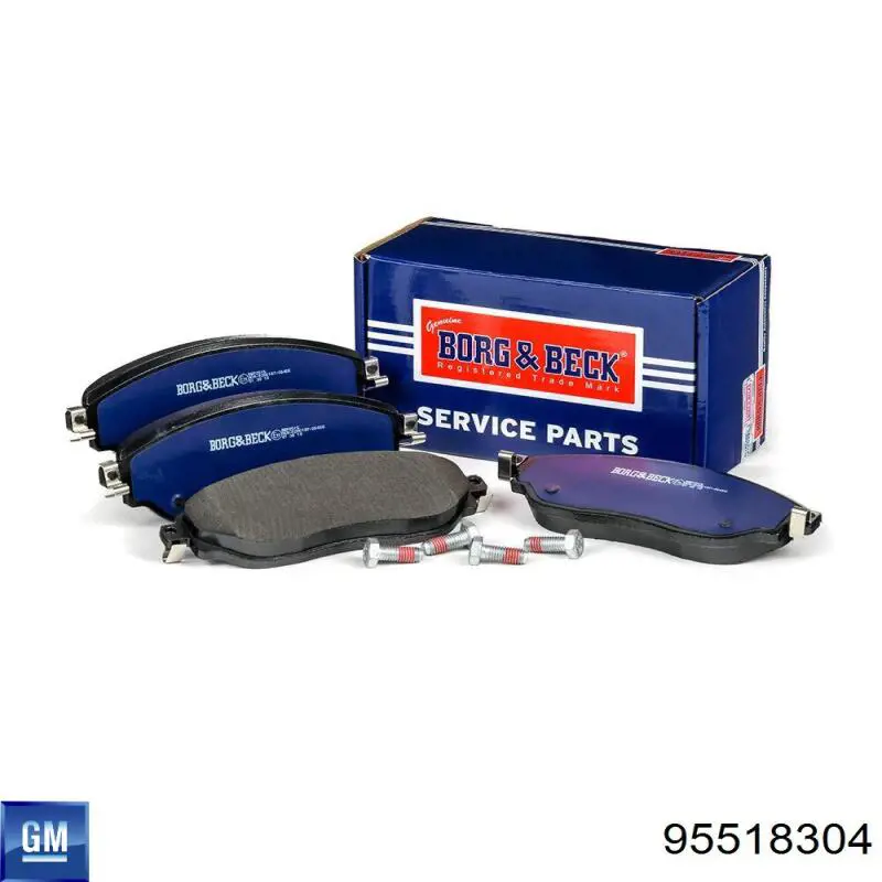 Sapatas do freio dianteiras de disco General Motors 95518304 preço, a partir de 34,99 USD