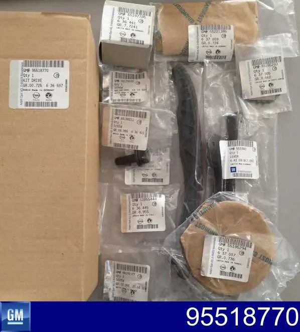 93177816 General Motors Cadeia do mecanismo de distribuição de gás, kit