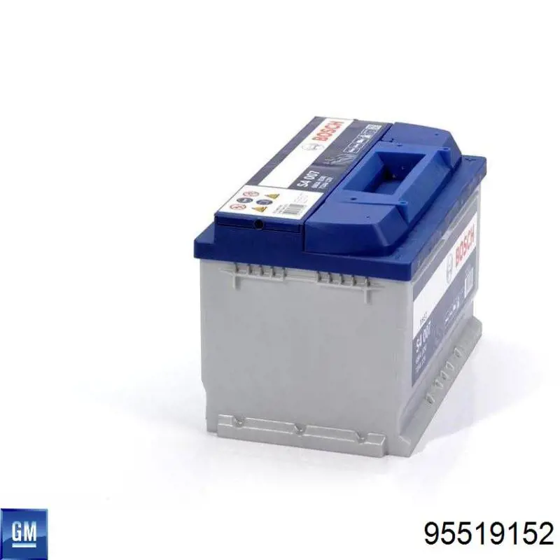 Bateria recarregável (PILHA) 95519152 General Motors