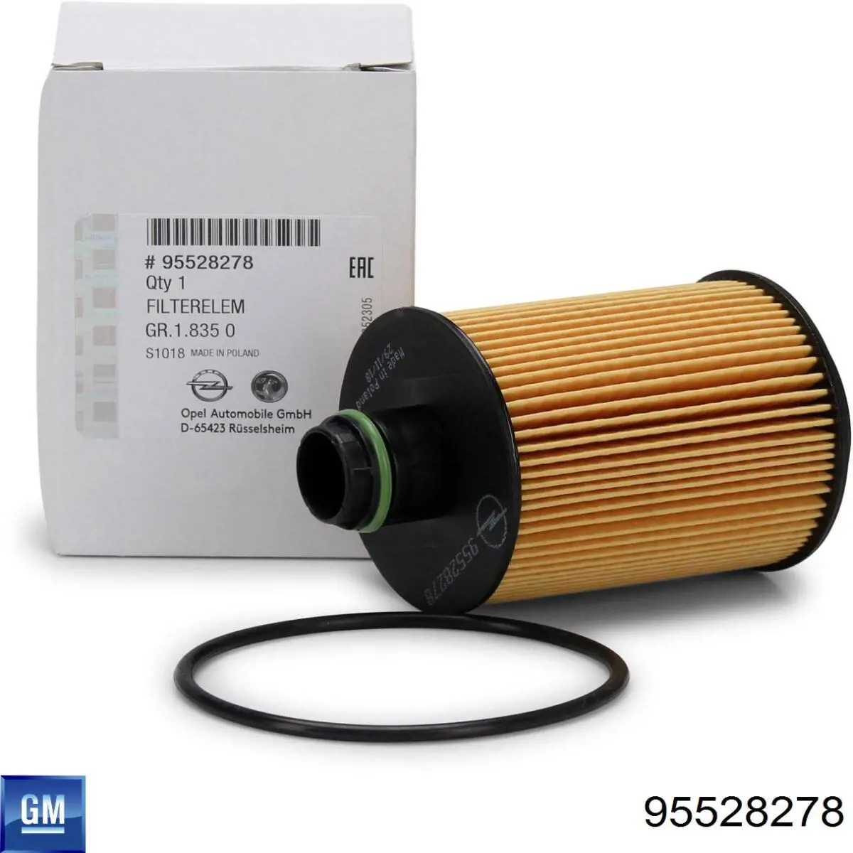 95528278 General Motors Filtro de óleo