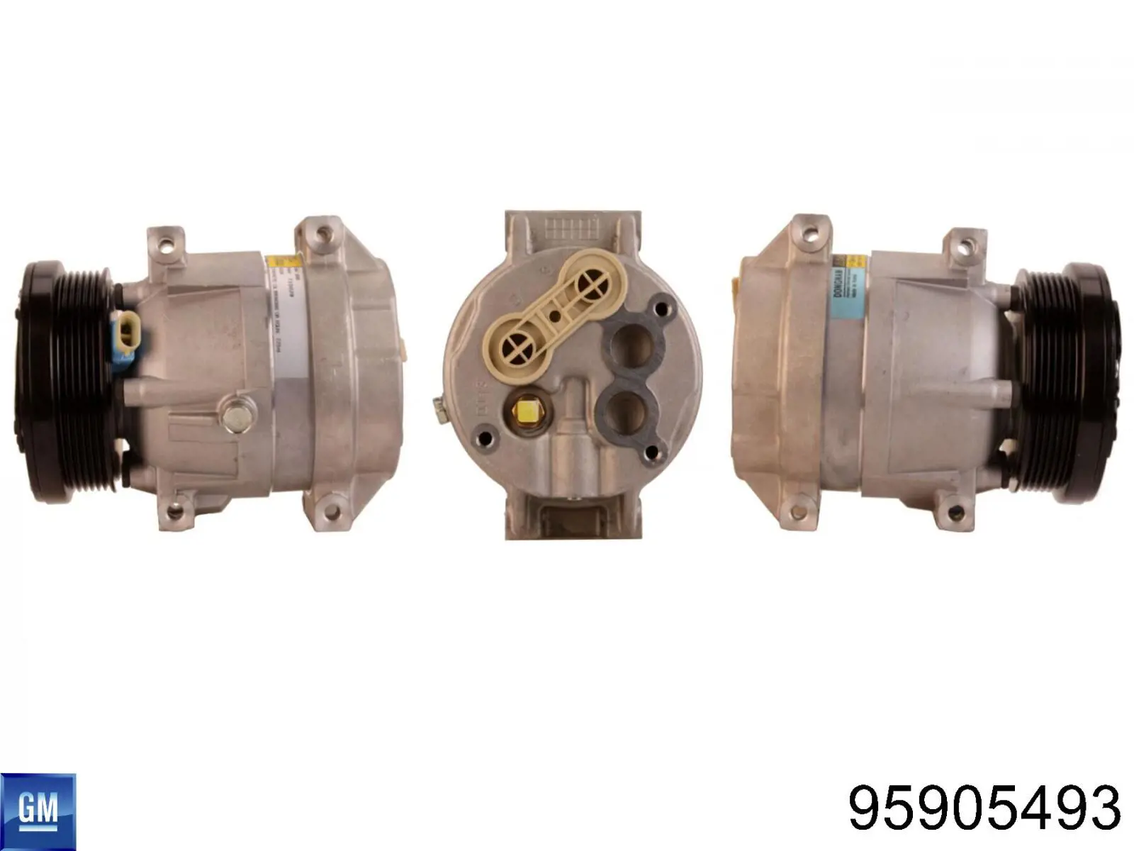 Compressor de aparelho de ar condicionado General Motors 95905493 preço, a partir de 333,70 USD