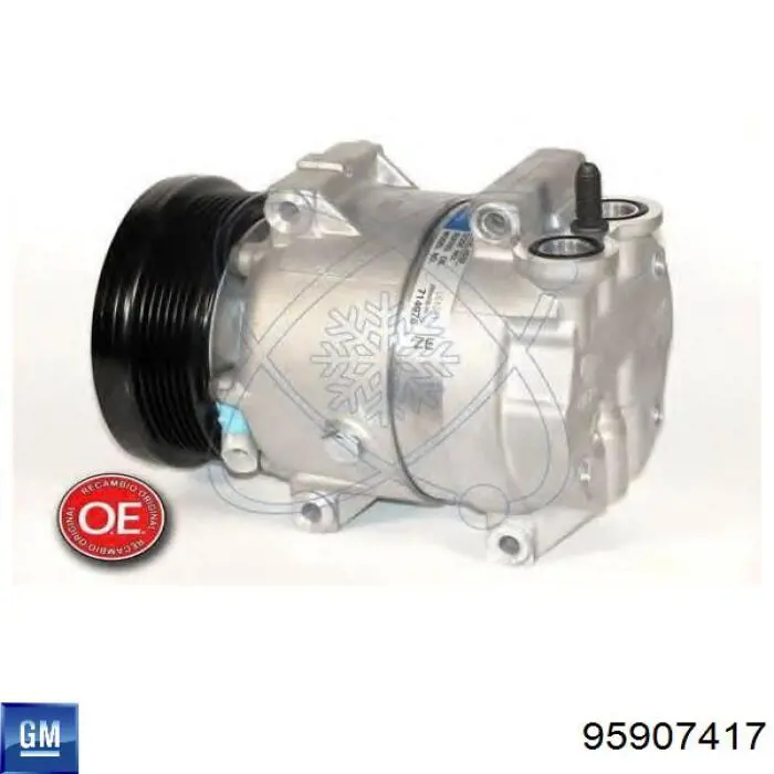 Compre 95907417 General Motors Compressor de aparelho de ar condicionado