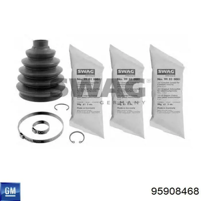 Compre 36065 GKN-Spidan Bota de proteção externa de junta homocinética do semieixo dianteiro