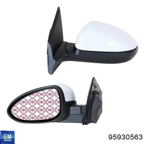 Espelho de retrovisão esquerdo FPS FP1712M01 preço, a partir de 93,08 USD