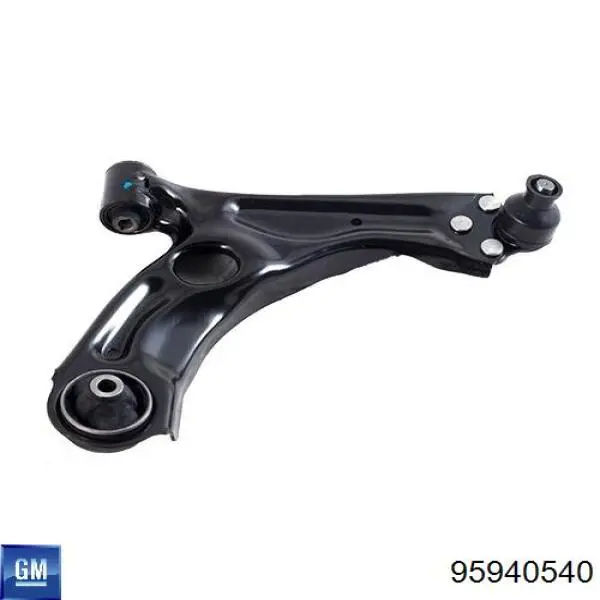 95940540 General Motors Braço oscilante inferior direito de suspensão dianteira