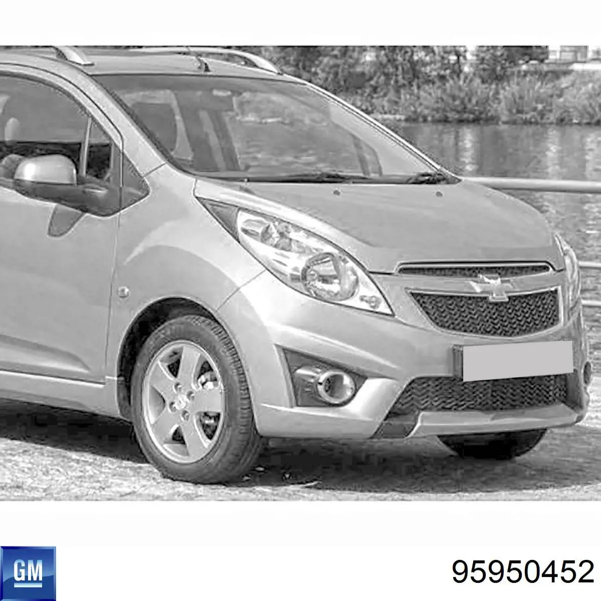 95950452 General Motors Pára-lama dianteiro direito