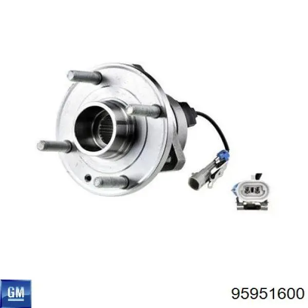 95951600 General Motors Cubo dianteiro