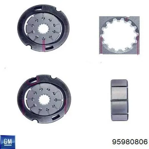 Compre 95980806 General Motors Bomba da Direção hidrâulica assistida