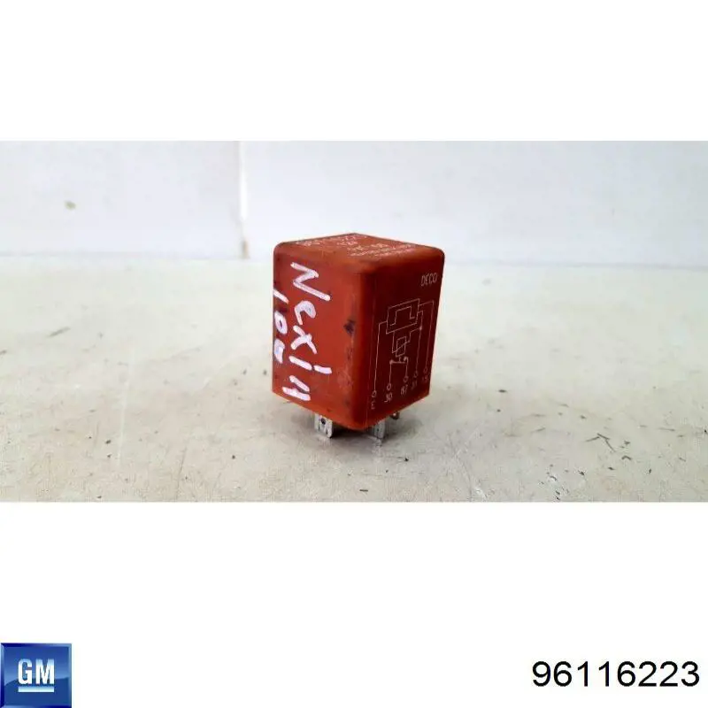 Relê de aquecimento de vidro traseiro 96116223 General Motors
