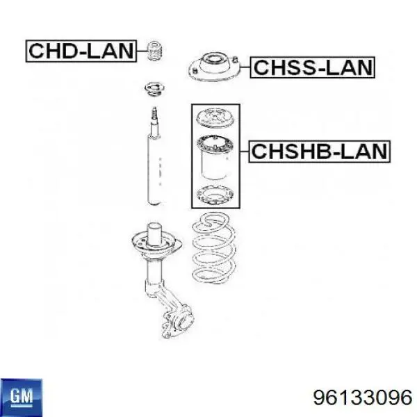Bota de proteção de amortecedor dianteiro General Motors 96133096 preço, a partir de 12,30 USD