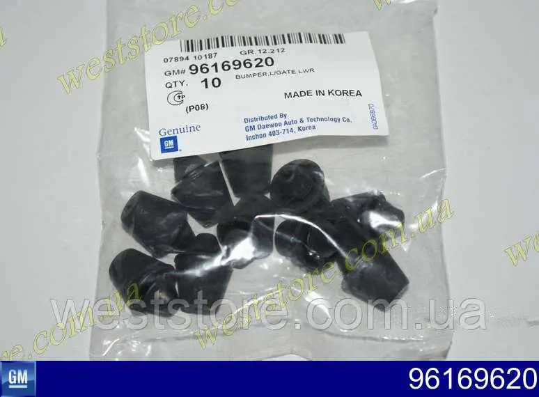 96169620 General Motors Pára-choque (grade de proteção) de tampa de porta-malas (de 3ª/5ª porta traseira)