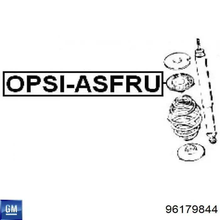Compre TF69Y02912622 ZAZ Espaçador (anel de borracha) da mola traseira superior