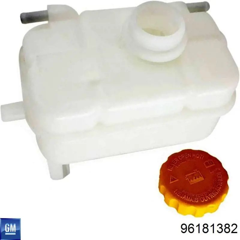 Compre 96181382 General Motors Tanque de expansão do sistema de esfriamento
