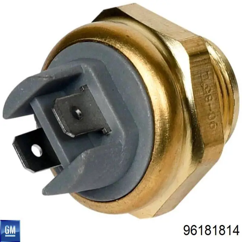 96181814 General Motors Sensor de temperatura do fluido de esfriamento (de ativação de ventilador do radiador)