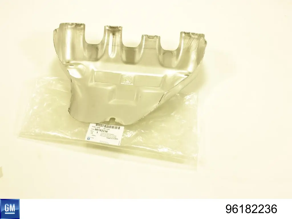TF69Y096182236 ZAZ Proteção (tela térmica) de tubo coletor de escape