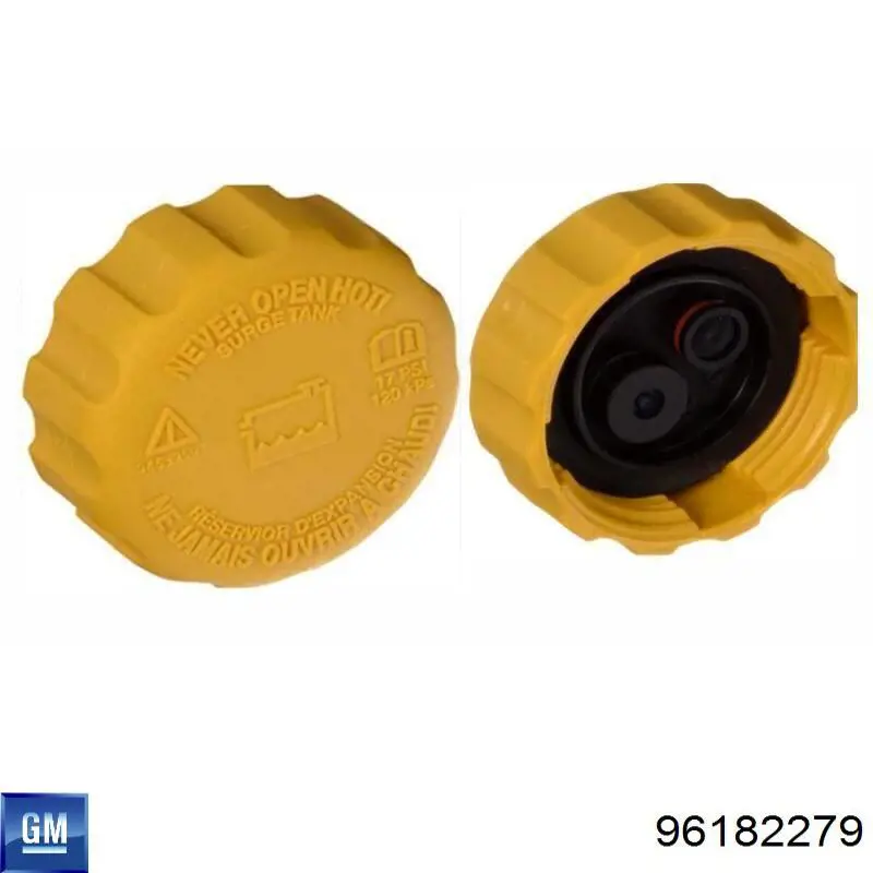 Compre 96182279 General Motors Tanque de expansão do sistema de esfriamento