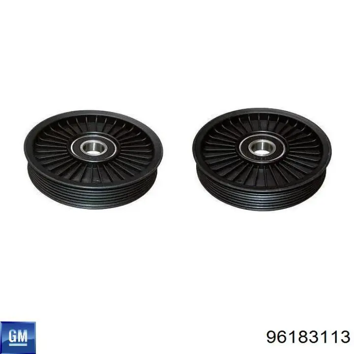 Compre 96183113 General Motors Rolo parasita da correia de transmissão
