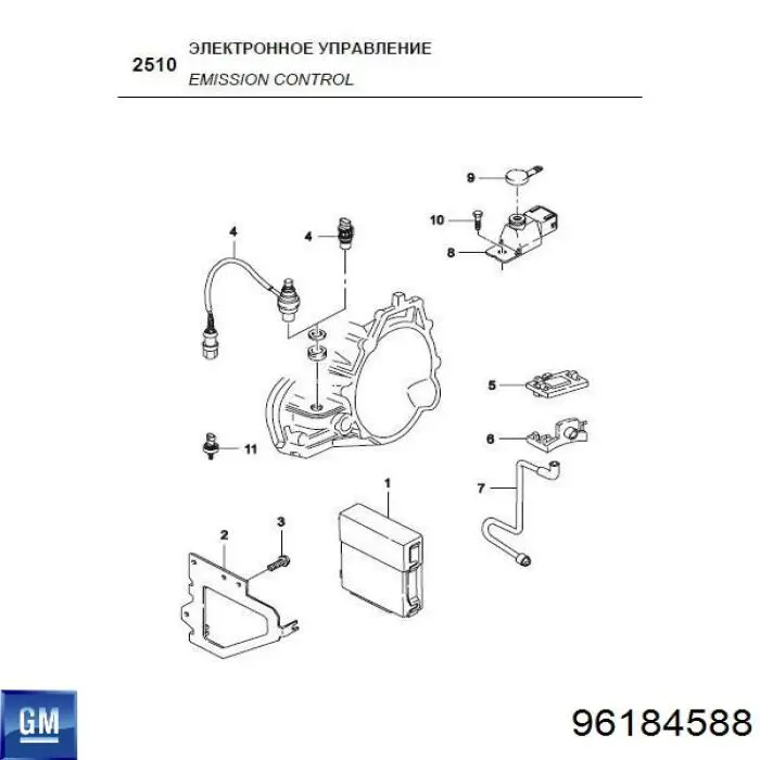 Sensor de irregularidade de caminho General Motors 96184588 preço, a partir de 309,76 USD