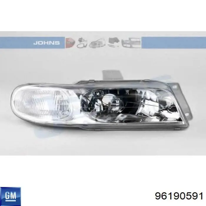 96190591 General Motors Luz direita